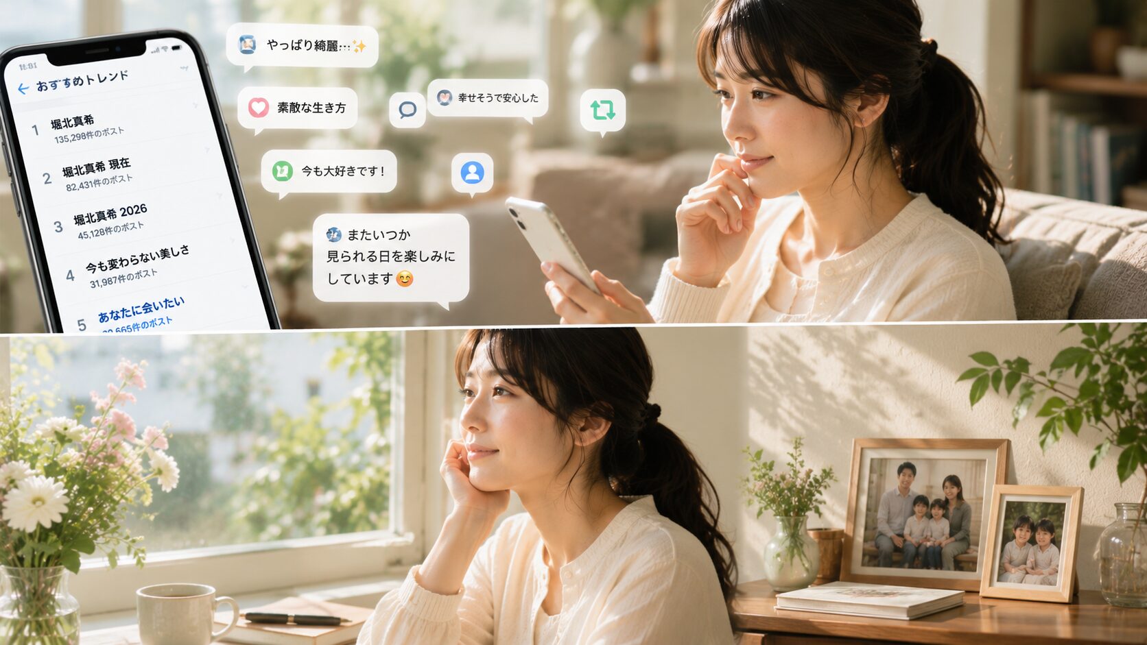 堀北真希 SNS反応 トレンド 2026 ファン