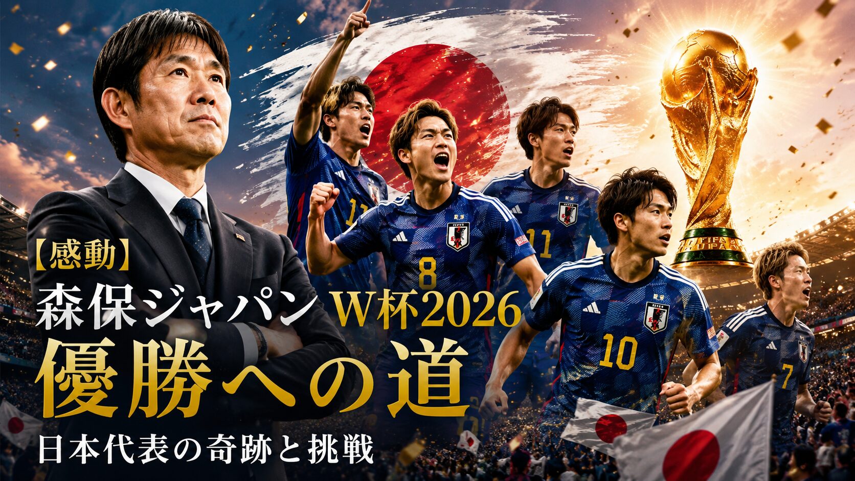 森保ジャパン W杯2026 優勝への道 日本代表