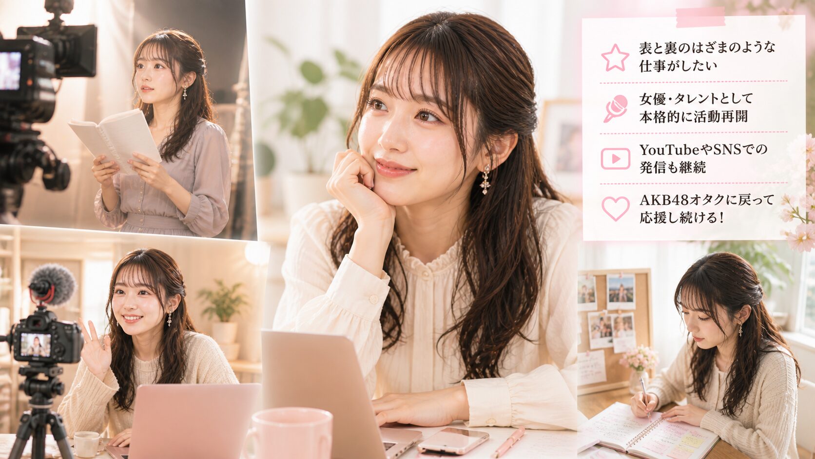 向井地美音 仕事 現在