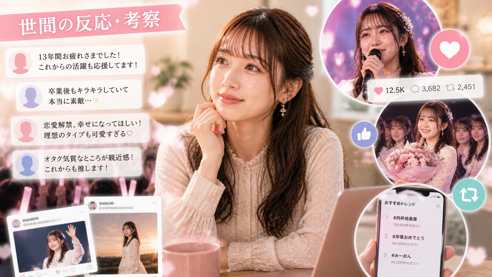 向井地美音 世間の反応
