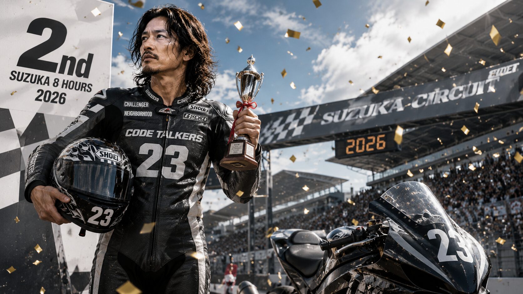 長瀬智也 バイクレース 2026 筑波