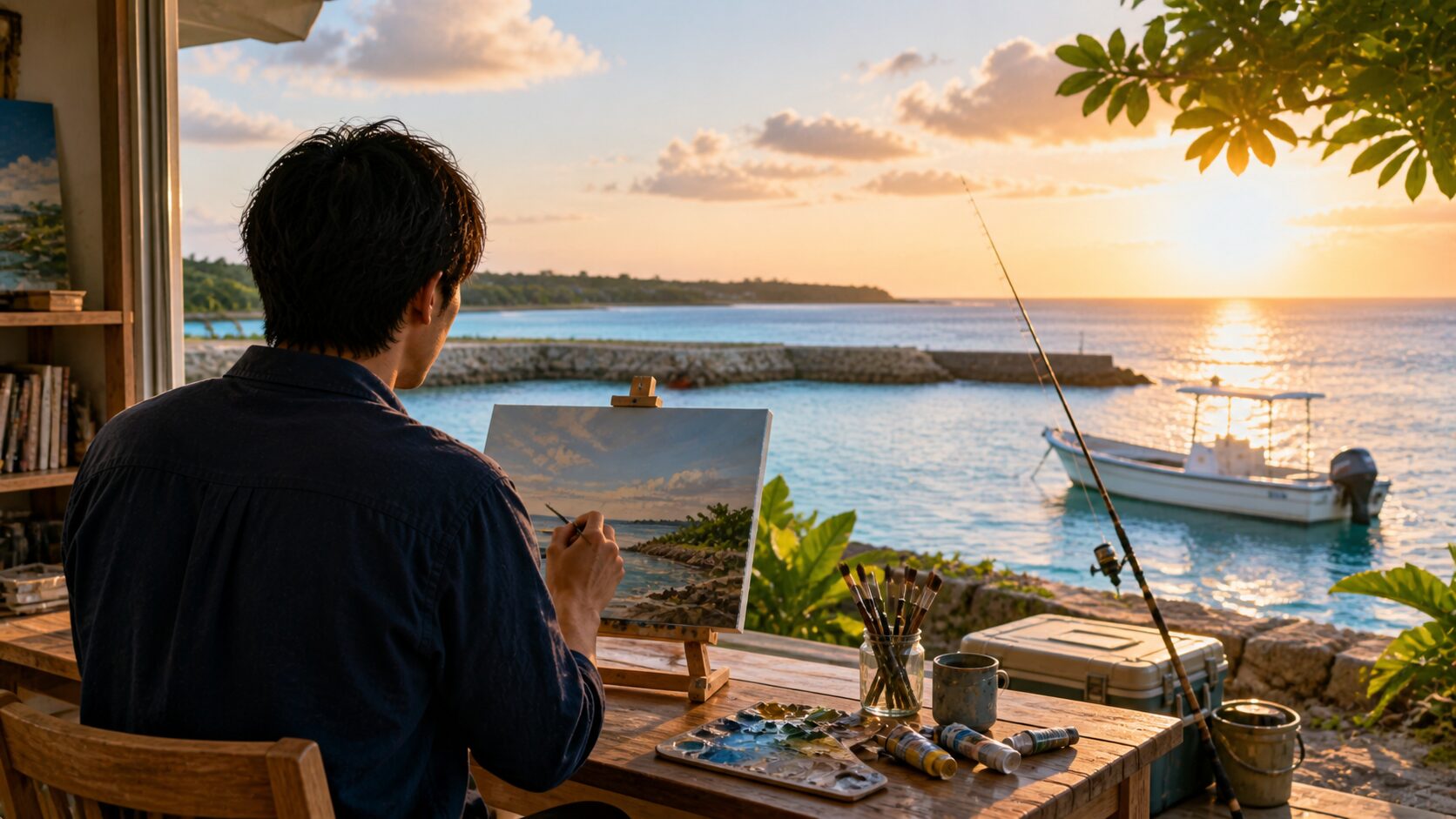大野智 趣味 釣り 絵