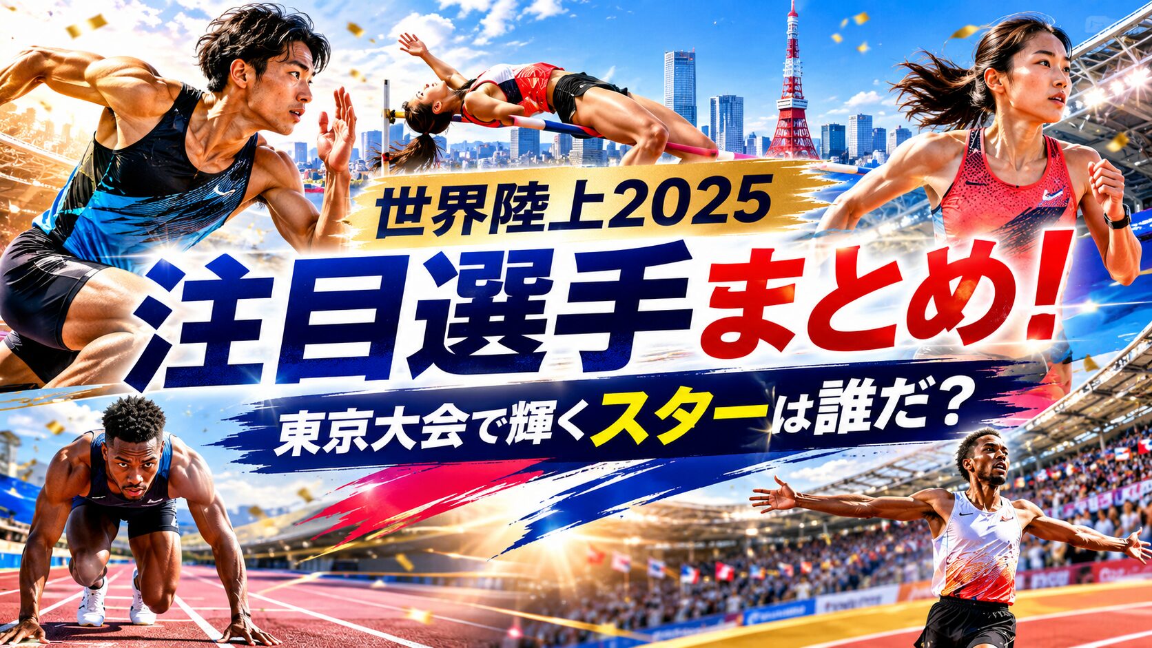 世界陸上2025東京大会 注目選手まとめ