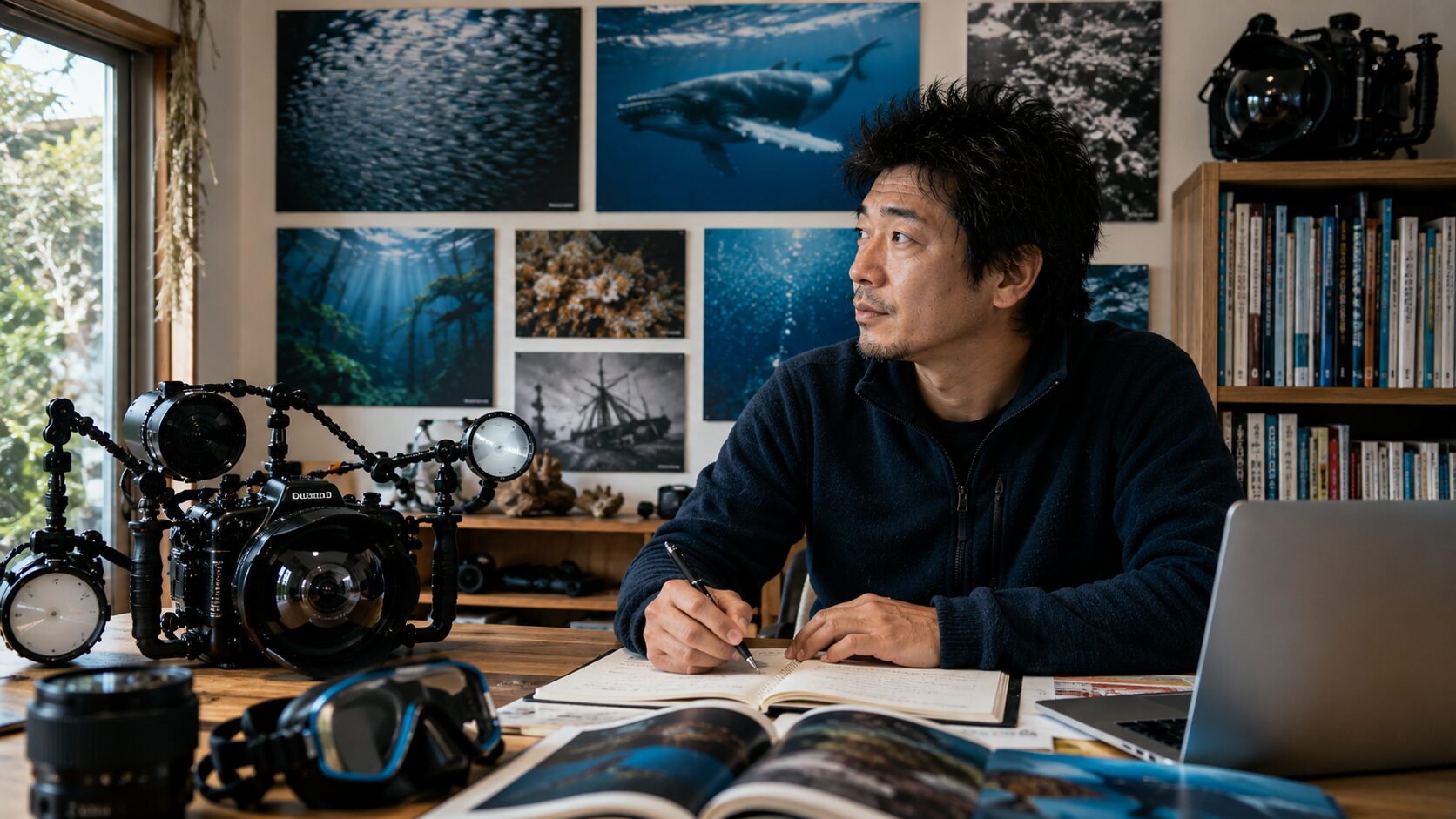 鍵井靖章 水中写真家 プロフィール経歴