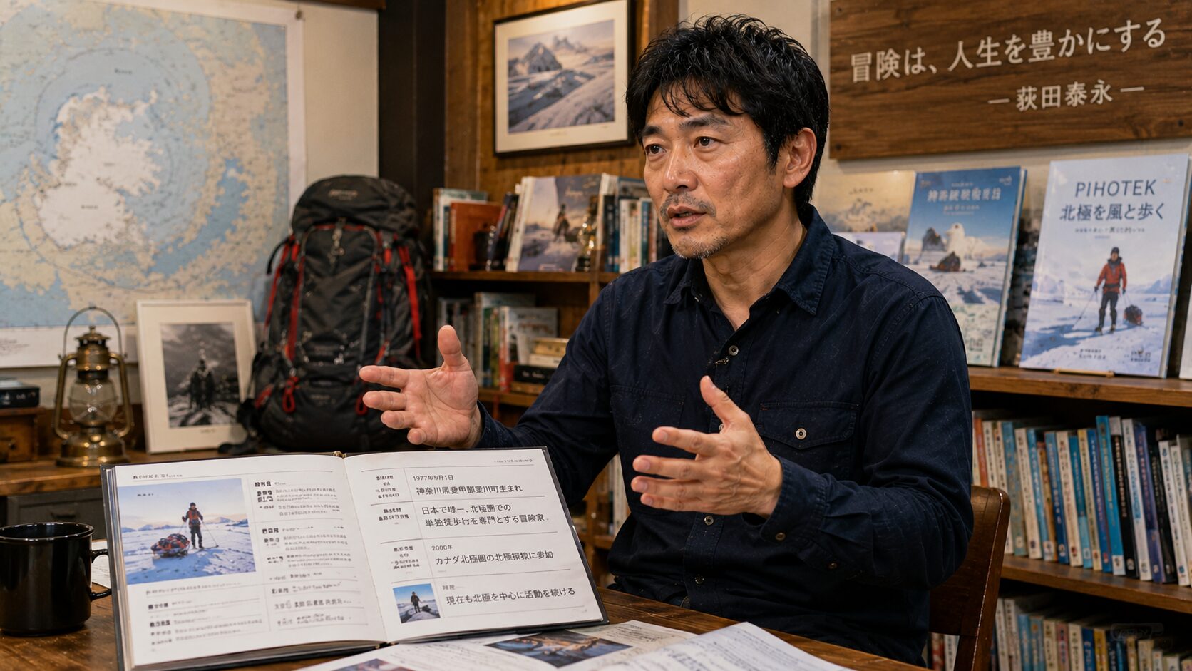 荻田泰永 北極冒険家 プロフィール経歴