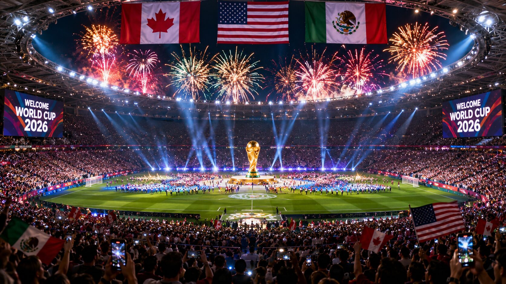 W杯2026 開幕式 3カ国共催
