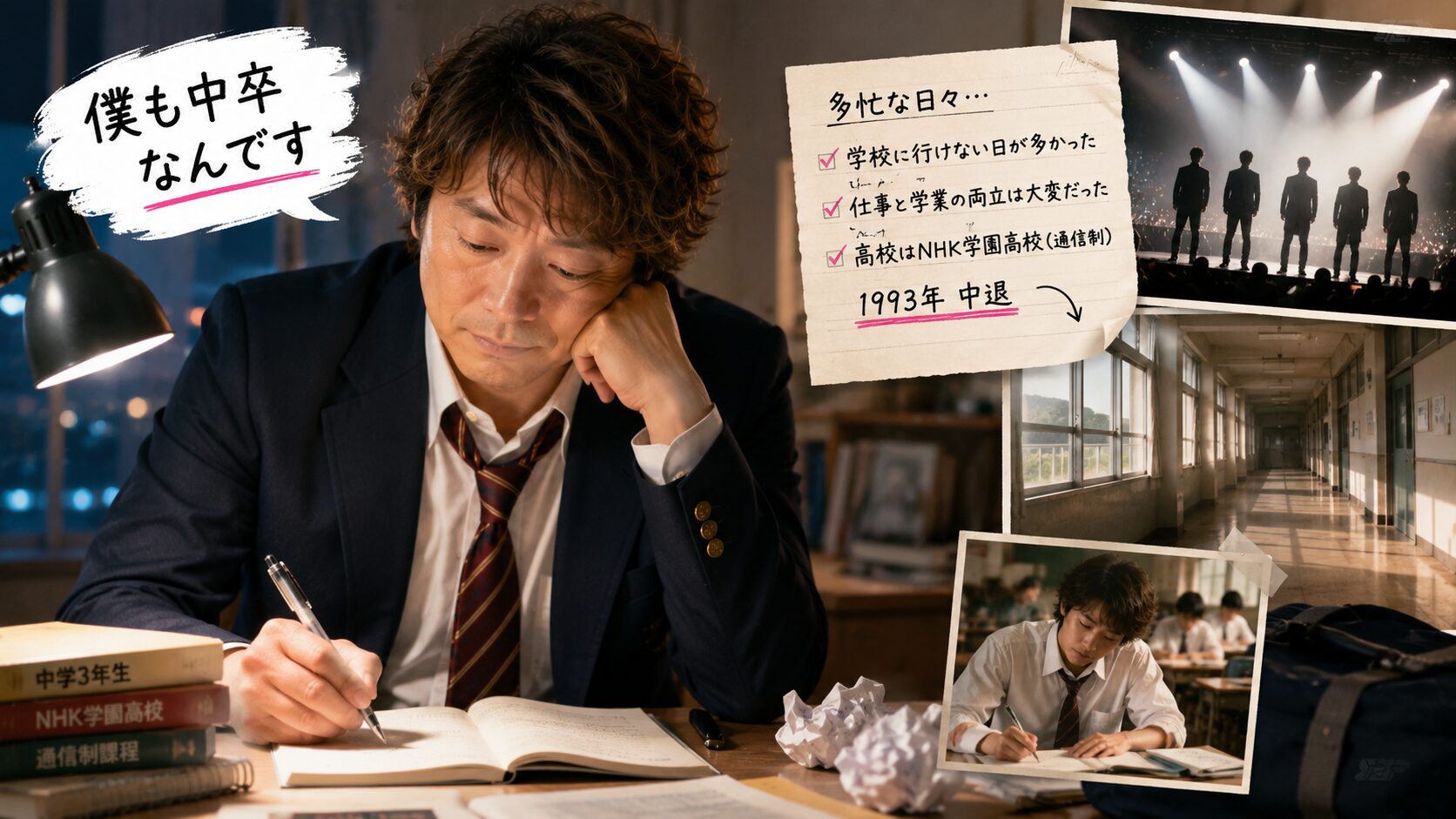 香取慎吾 中卒 高校生 学生時代
