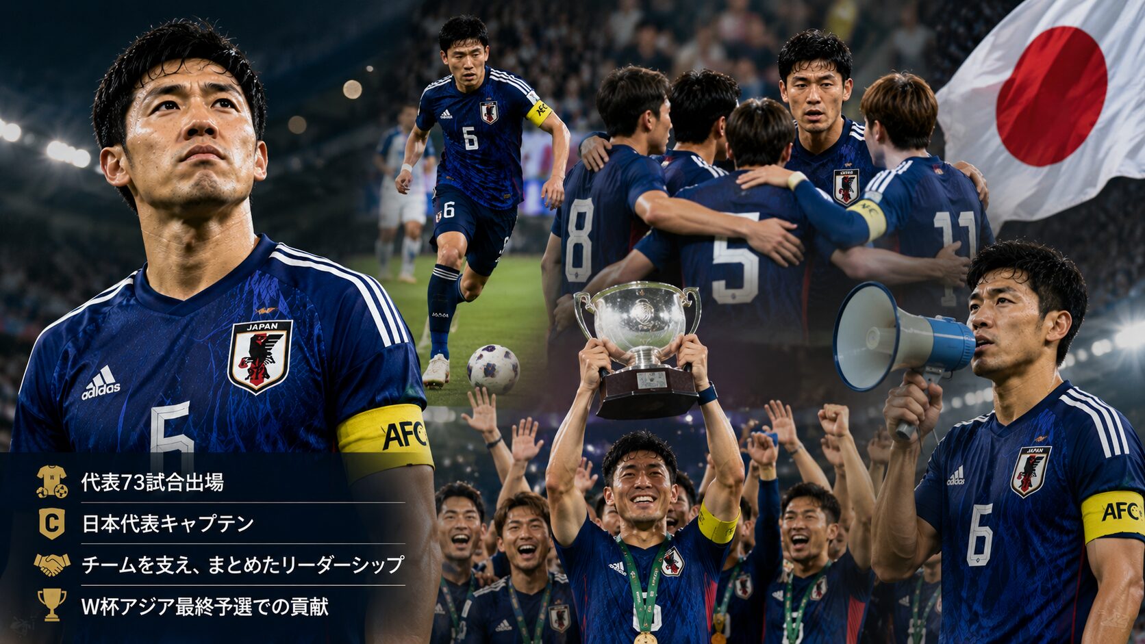 遠藤航 代表 キャプテン 功績