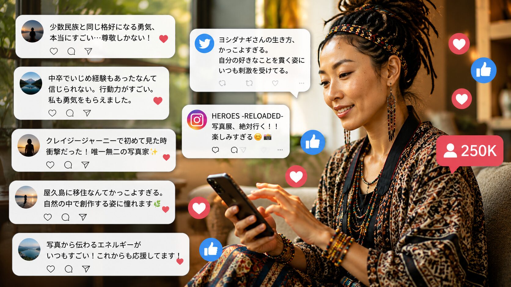 ヨシダナギ 世間の反応