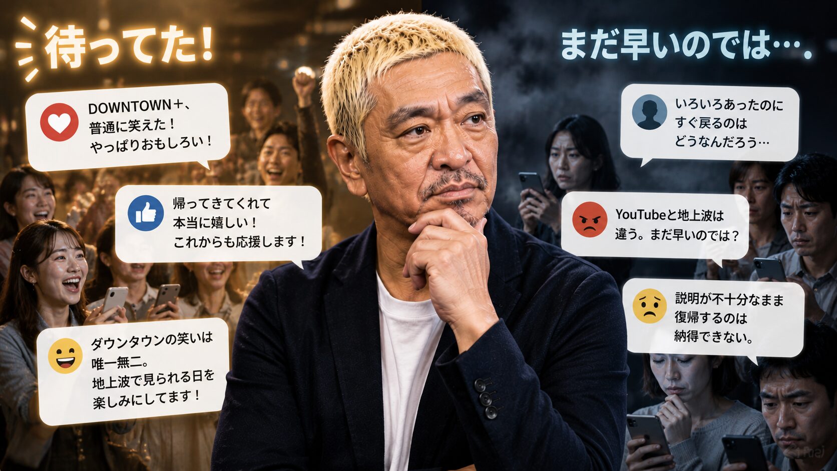 松本人志 世間の反応 復帰