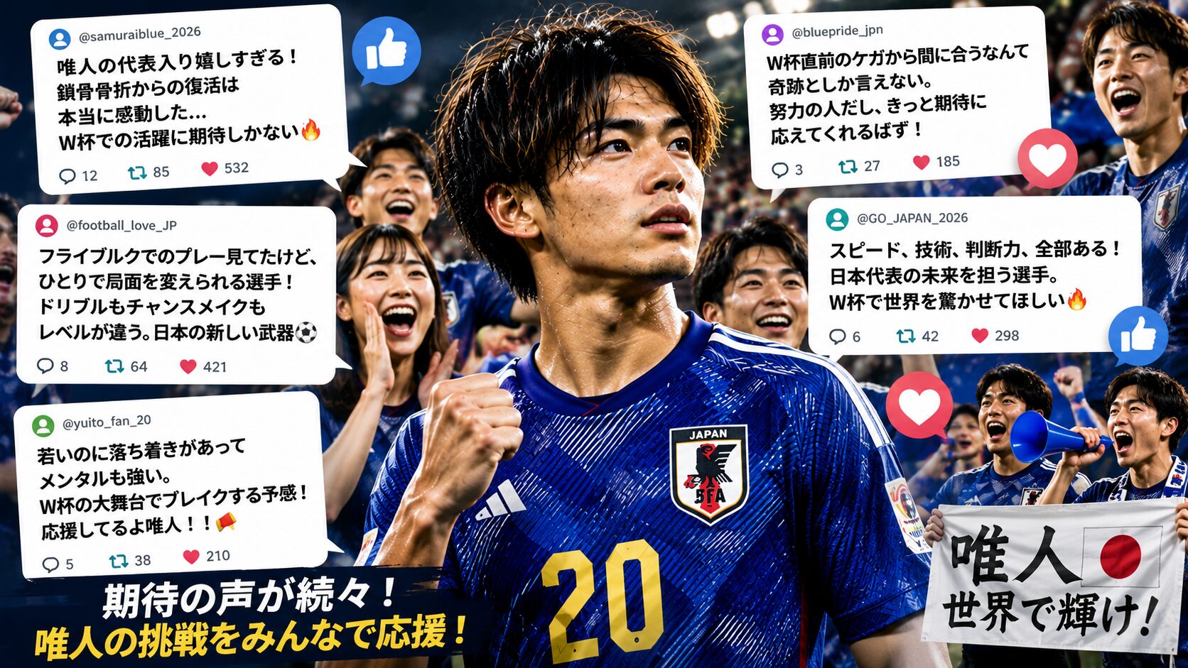 鈴木唯人 ファン 反応