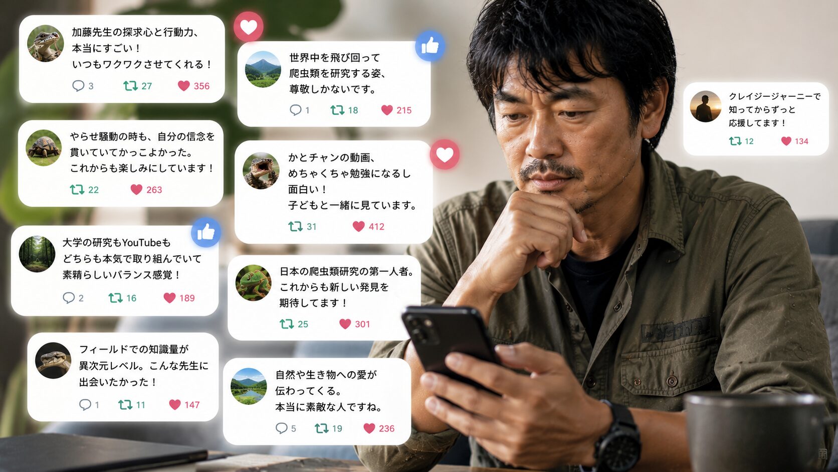 加藤英明 SNS 世間の反応