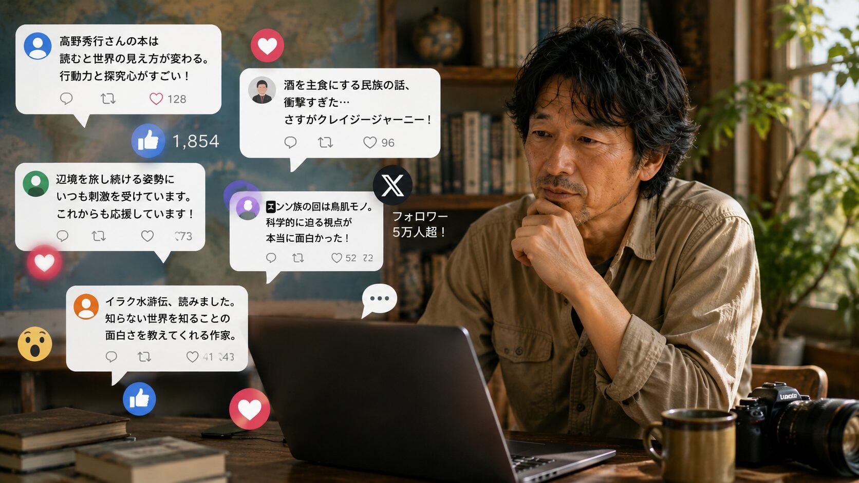 高野秀行 ネット反応