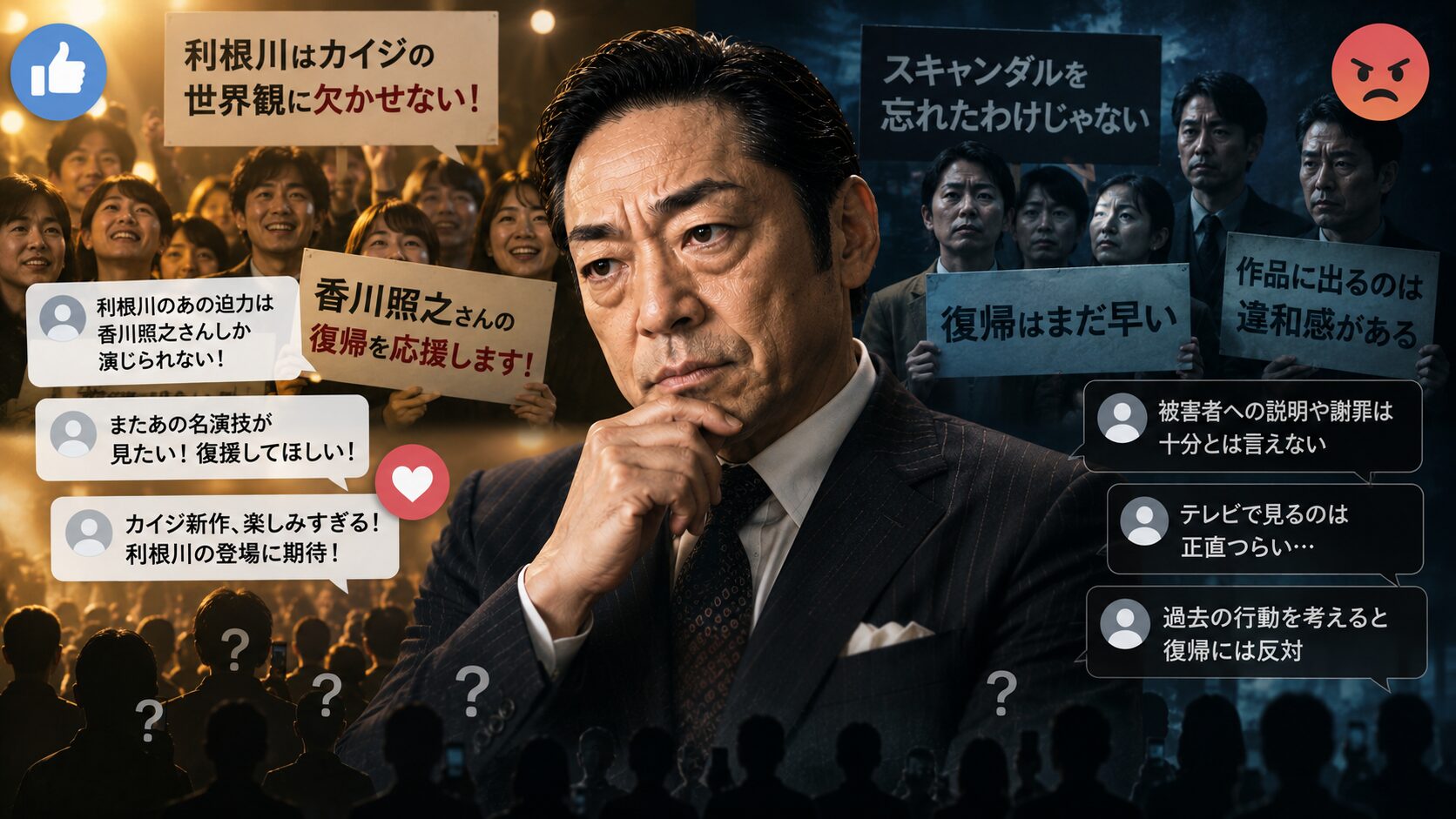 香川照之 復帰 世間の反応