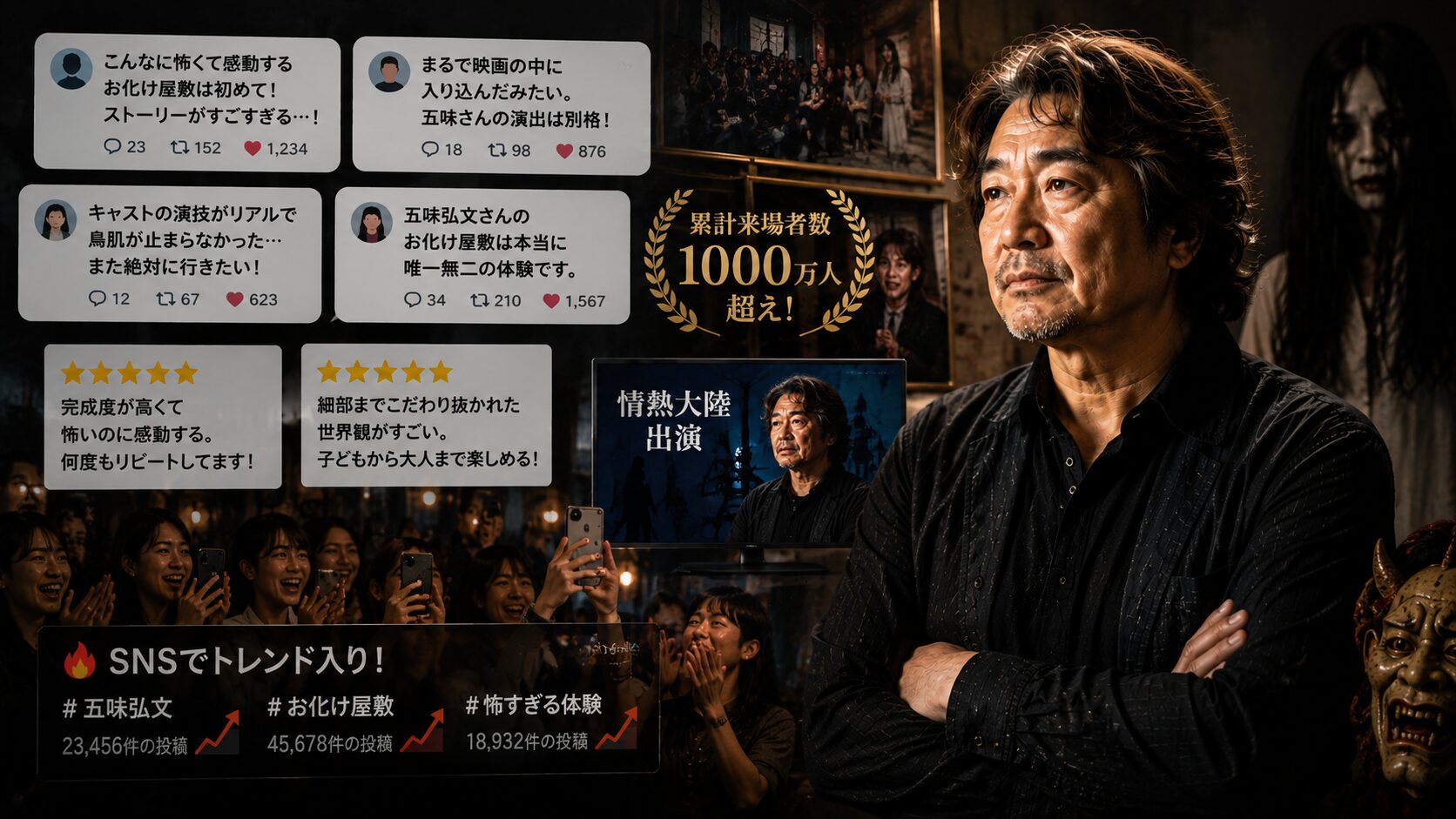 五味弘文 お化け屋敷 世間の反応 評判