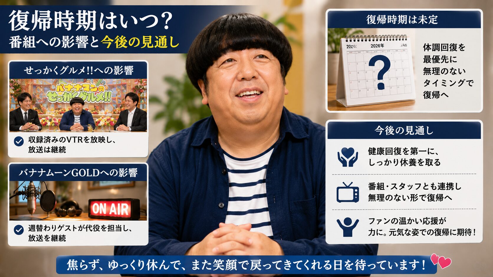 日村勇紀 復帰 番組