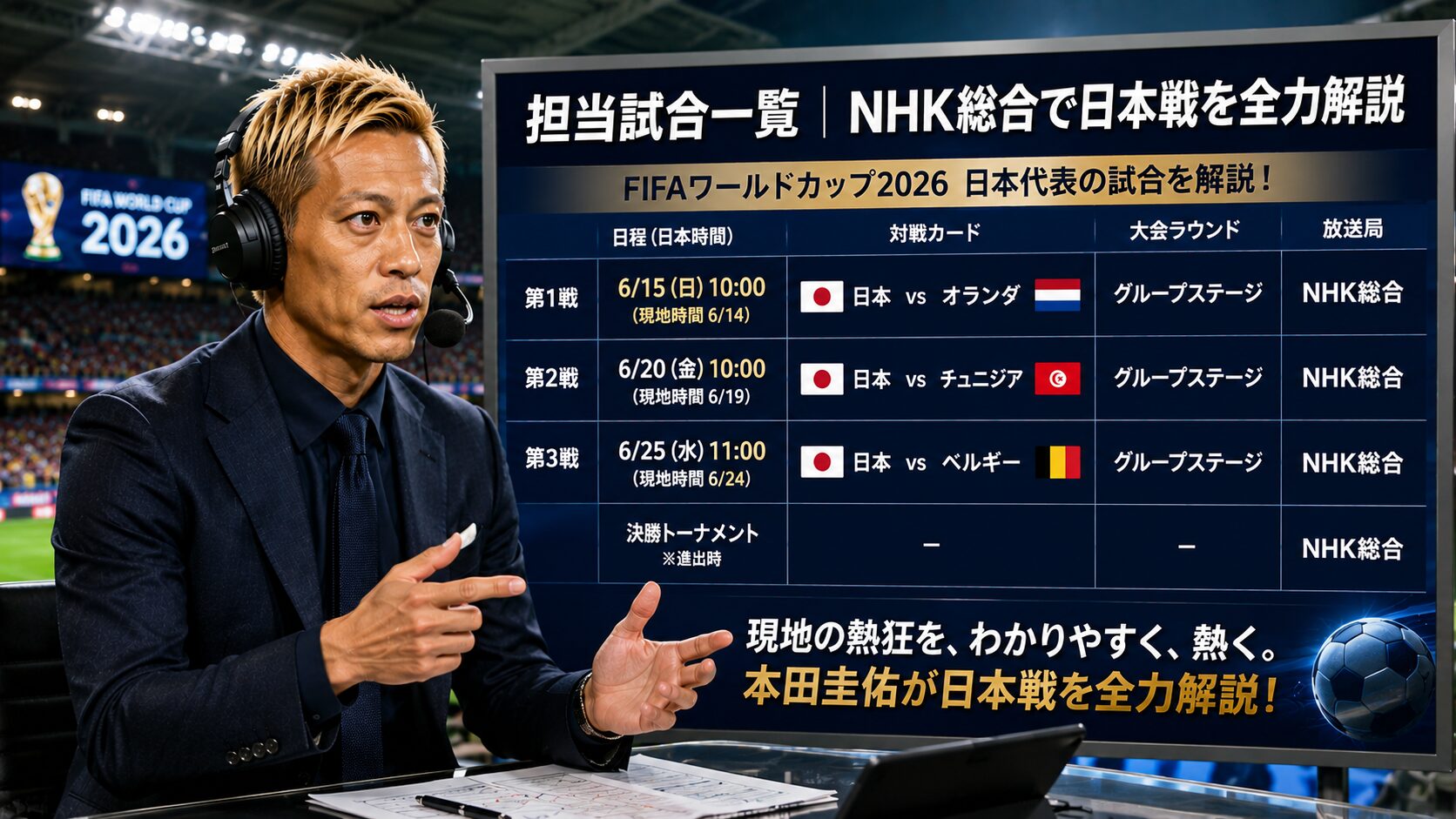 本田圭佑 プロフィール 経歴