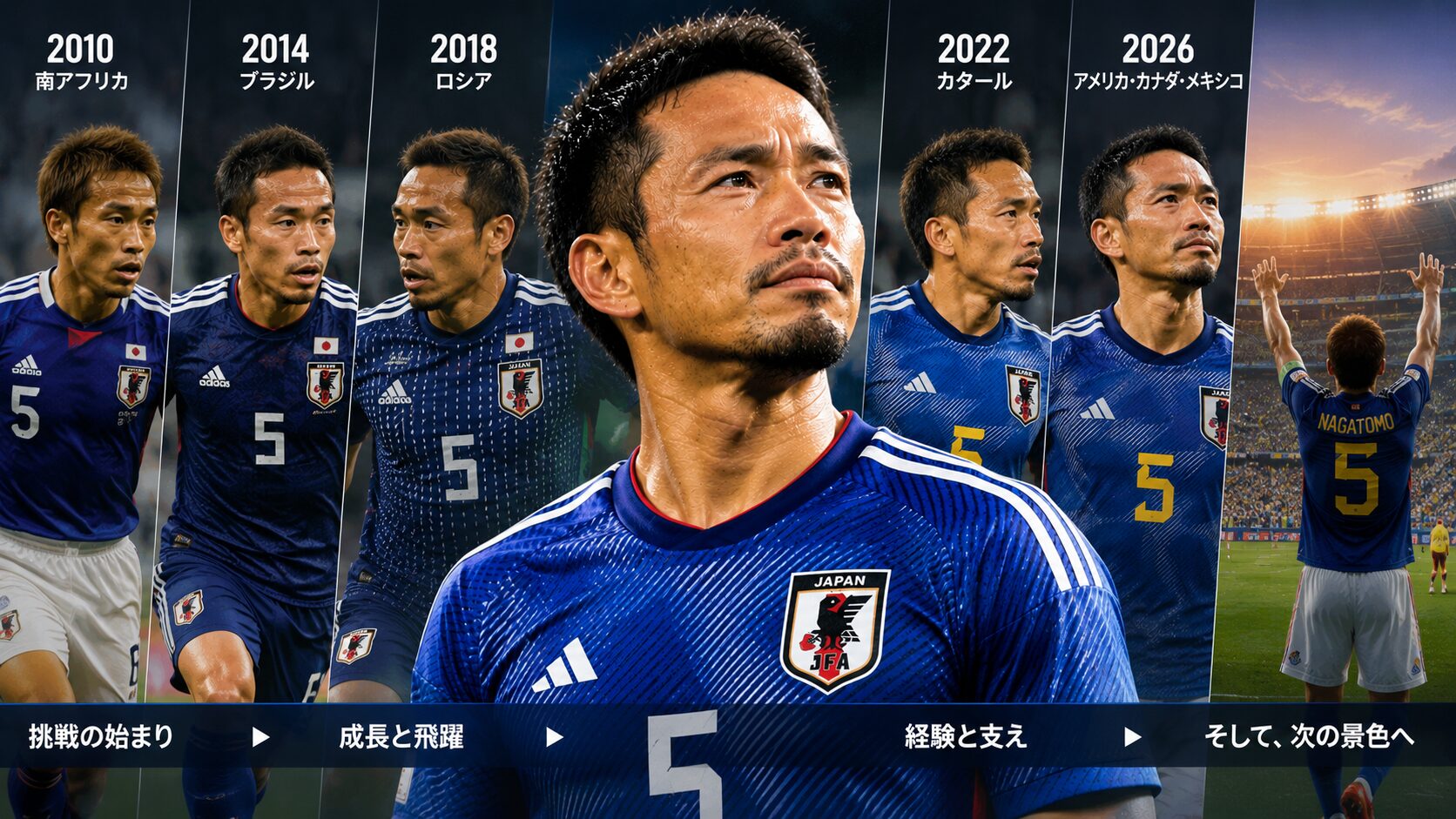 長友佑都W杯軌跡16年