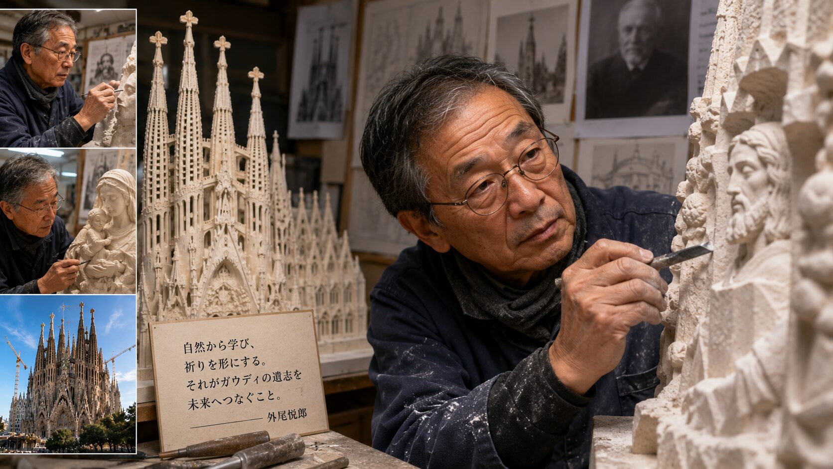 サクラダファミリア外尾悦郎日本人彫刻家