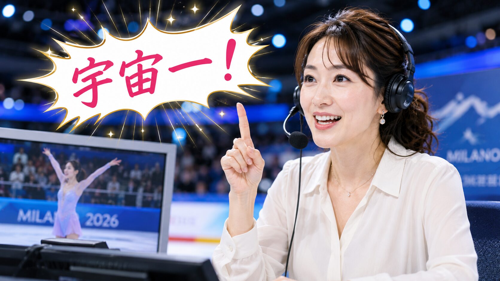 高橋成美 ミラノ五輪 宇宙一 解説