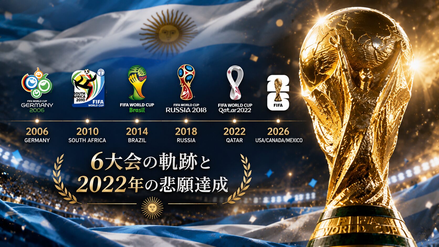 メッシ W杯 歩み
