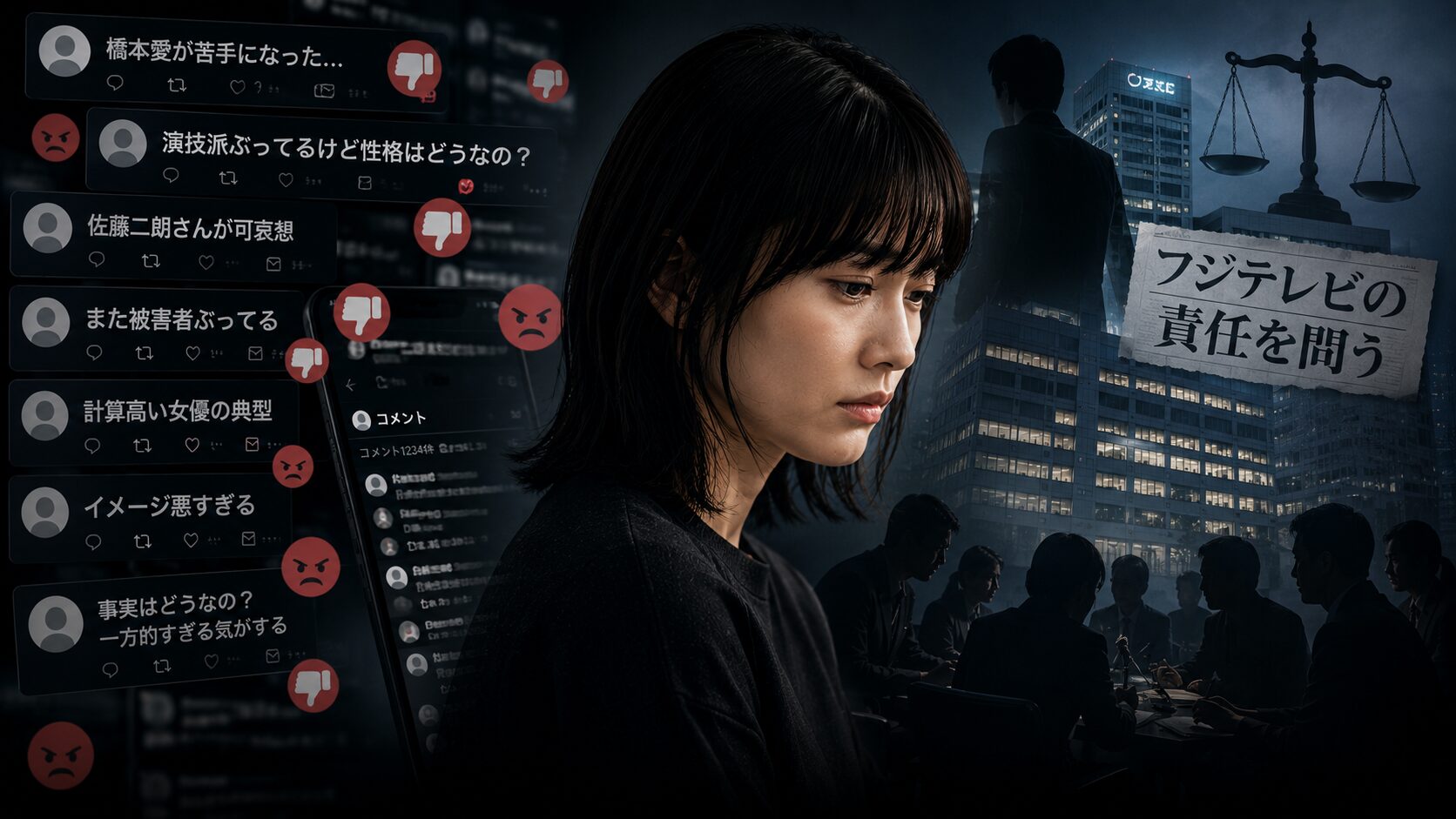橋本愛 バッシング フジテレビ 責任
