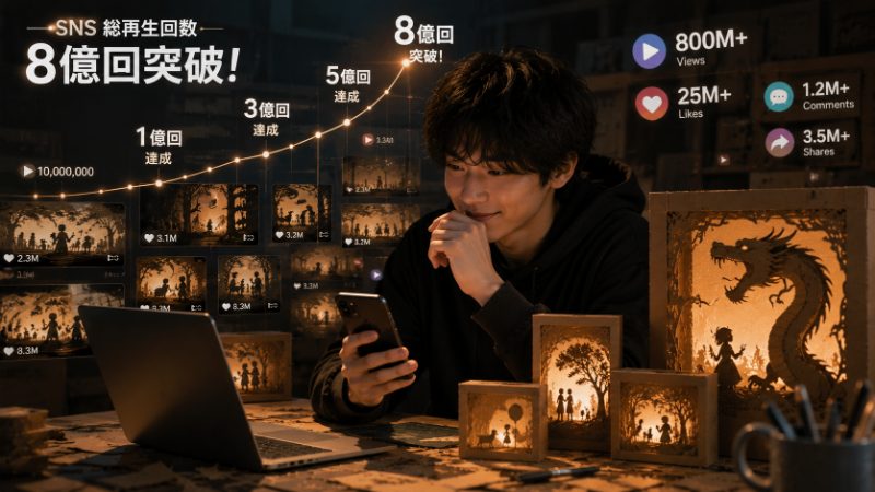 黒主厳太 SNS8億回再生